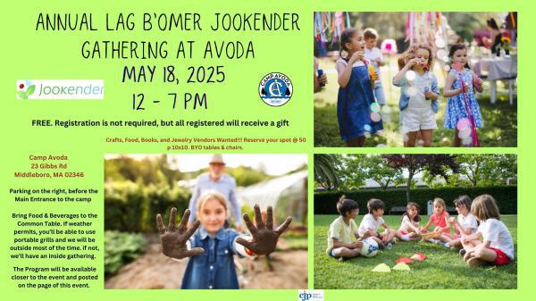 Annual Lag B'Omer Jookender Gathering at Avoda