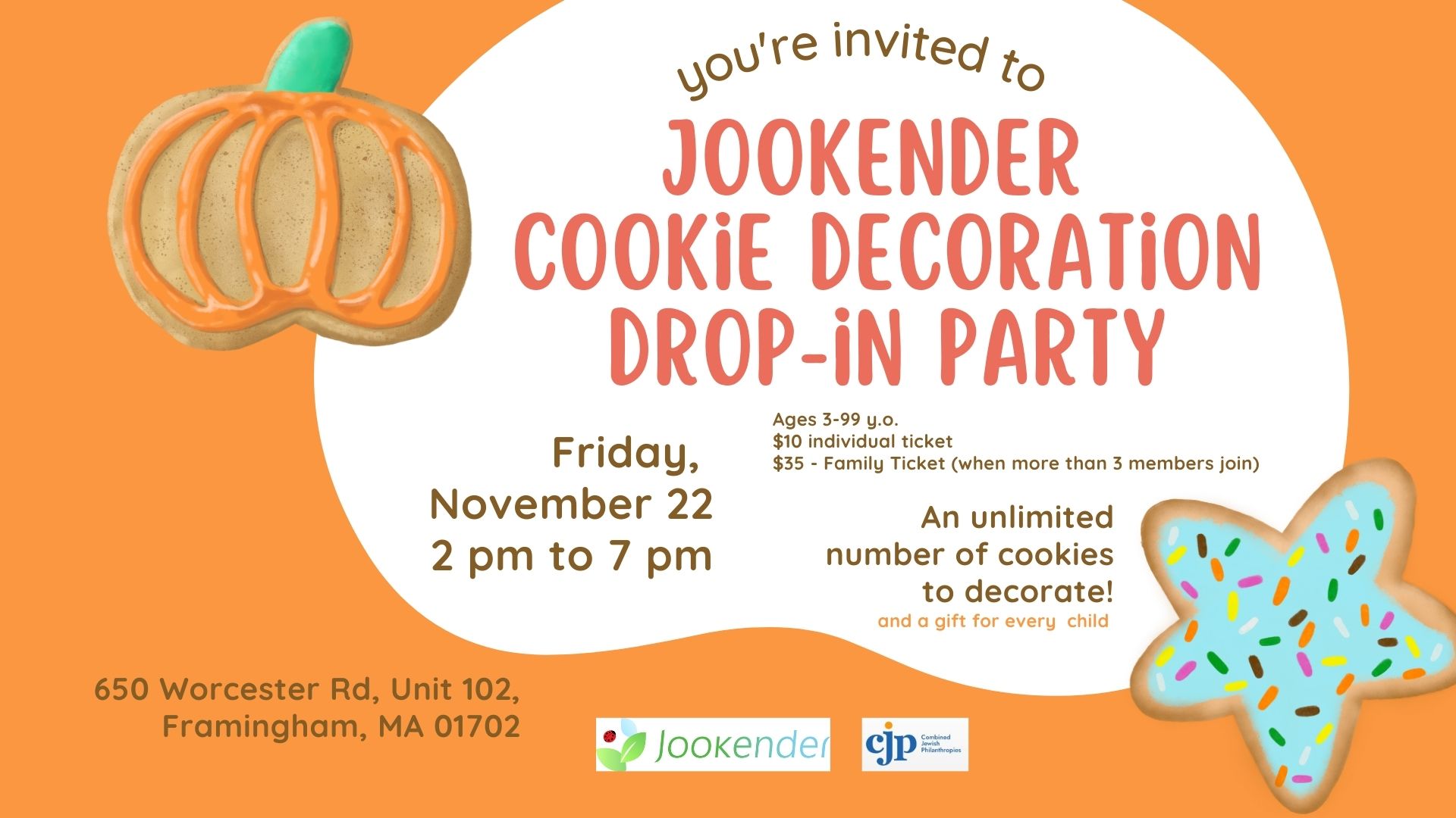 Cookie Decoration Drop-in Party