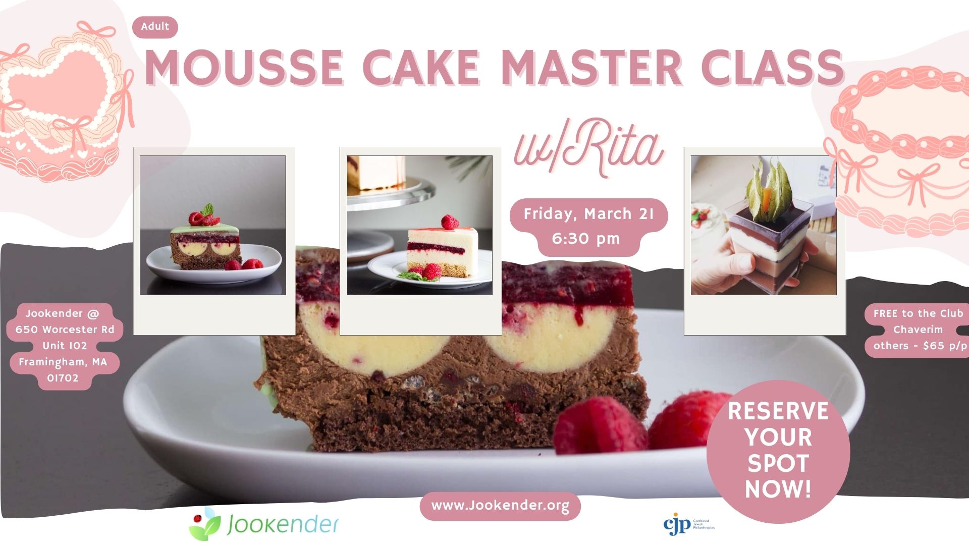 Mousse Cake Master Class