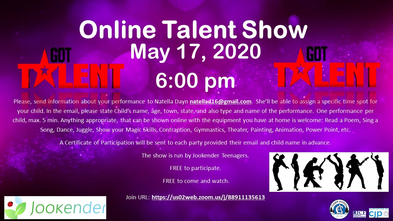 We have a virtual talent show for online school tomorrow. Im gonna