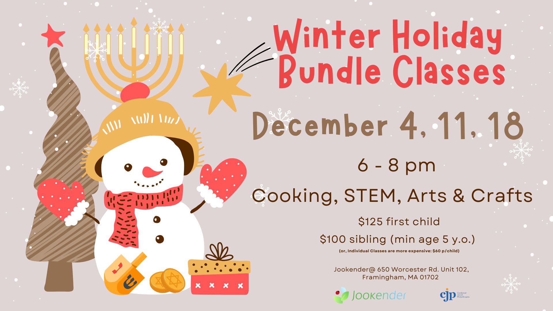 Winter Holiday Bundle Classes